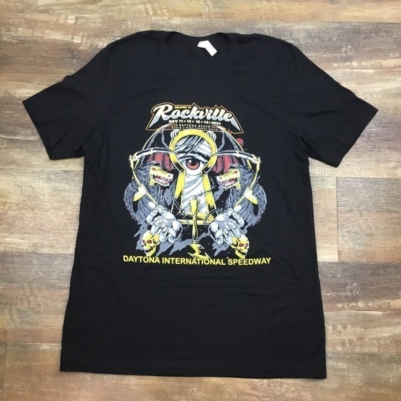 𝅺nwot Welcome to Rockville 2021 Daytona Heavy Metal Festival T Shirt - Picture 1 of 5